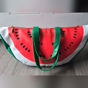 Ban.do Watermelon Insulated Cooler Bag Large Beach Tote Summer Picnic Festival